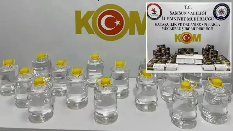 Samsun'da Kaçakçılık Operasyonu: 2 Şüpheli Ele Geçirildi!