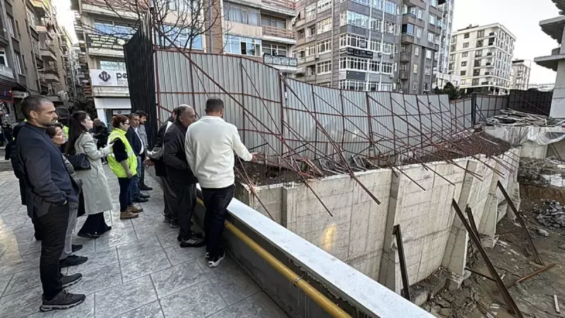 Samsun'da Kritik İstinat Duvarında Çökme! Yol Trafiğe Kapandı