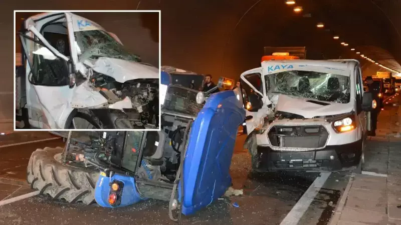 Samsun'da Tünelde Yaşanan Feci Kaza: Yaralılar Var!