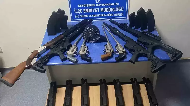 Seydişehir'de Polis Operasyonu: Kaçak Atölyede Tam 20 Tüfek Ele Geçirildi!