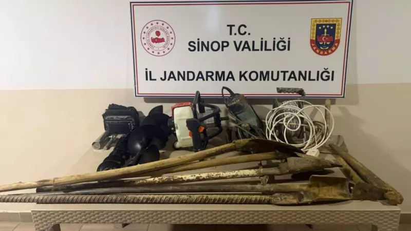 Sinop'ta Tarihi Yağmaya Karşı Büyük Operasyon: 8 Gözaltı!