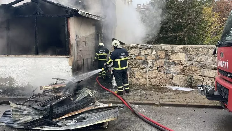 Sivas'ta Gece Yarısı Dehşeti: Şüpheli Yangında Bir Kişi Gözaltına Alındı!
