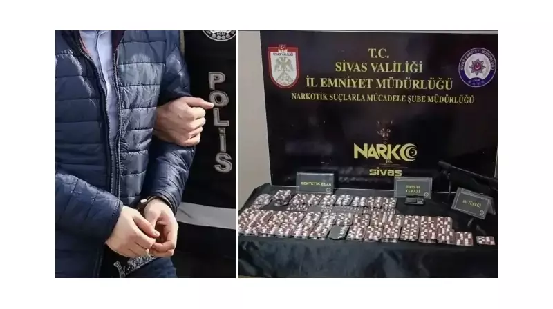 Sivas'ta Uyuşturucu Operasyonu: 4 Şüpheliye Tokat Gibi Tutuklama!