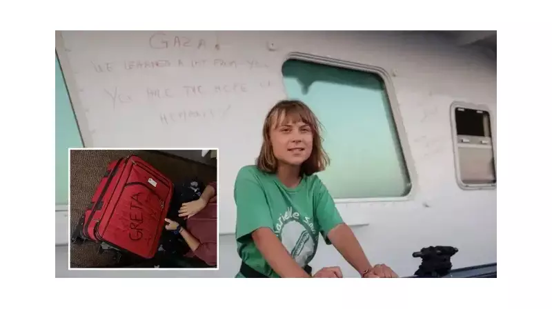 İsrail Greta Thunberg'i Gözaltına Aldı: Bavuluna Çizilen Müstehcen Figür Skandal Yarattı!
