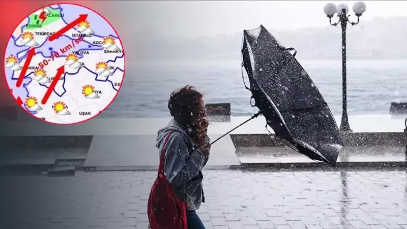 İstanbul'da Fırtına Alarmı: Saatte 75 Km'ye Ulaşan Rüzgarlar Geliyor!