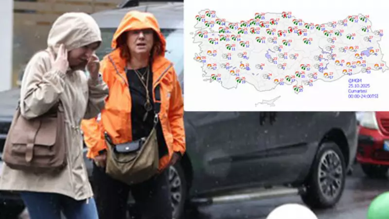 İstanbul'da Sağanak Alarmı! 12 İl İçin Sarı Kod Uyarısı - Hava Nasıl Olacak?