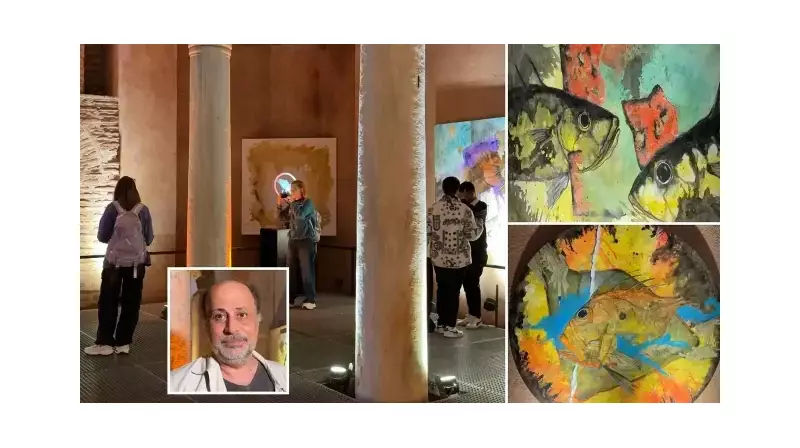 Tarihi Sarnıçta Büyüleyici Sergi: Su ve Işığın Dansı