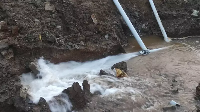 Tekirdağ'da Akıl Almaz İsraf! Dev Su Deposundan Günlerce Fışkıran Kayıp