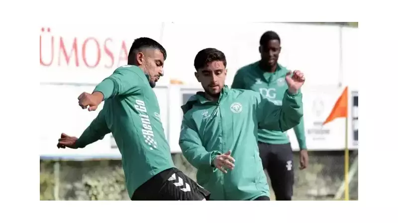 Tümosan Konyaspor, Beşiktaş Maçı İçin Harekete Geçti! İşte Antrenmanın İlk Görüntüleri