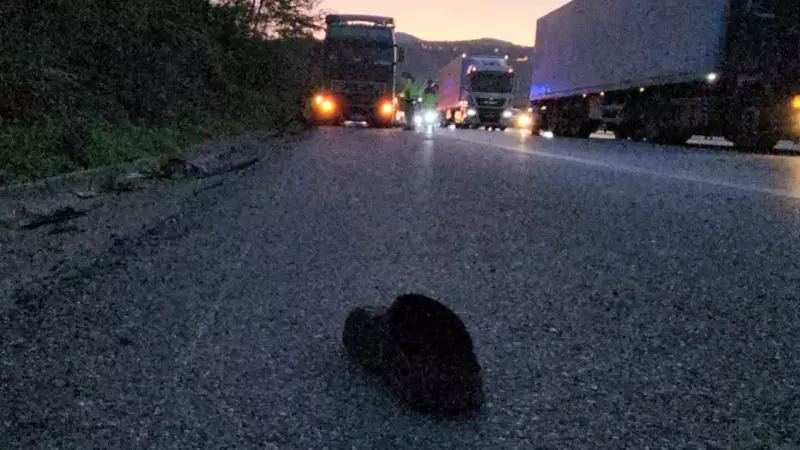 Tırın Ezdiği Sürücü: Patlak Lastiği Değiştirirken Hayatını Kaybetti