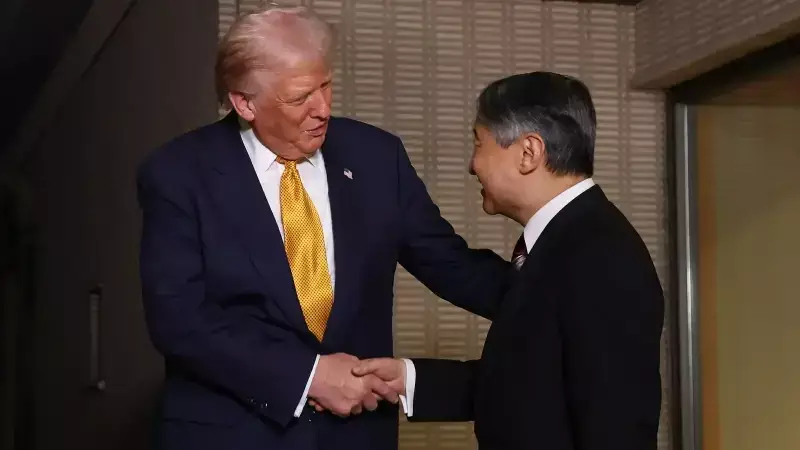 Trump ve İmparator Naruhito Tokyo'da Tarihi Buluşma Gerçekleştirdi: İkili İlişkiler ve Küresel Gelişmeler Masaya Yatırıldı