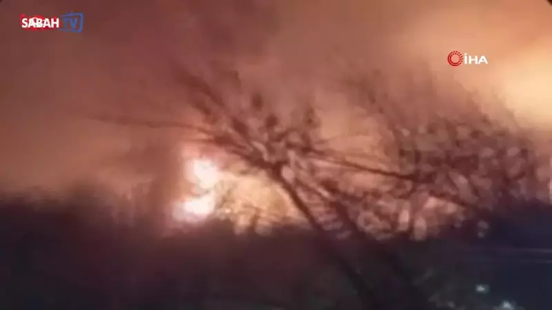 Ukrayna'dan Sıcak Misilleme: Rus Gaz Tesisi Alev Alev!