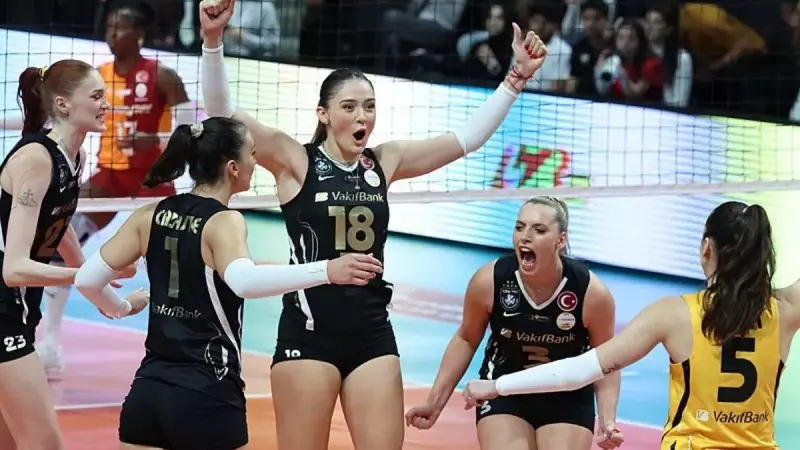 VakıfBank'tan Soluksuz Performans! Galatasaray'ı Set Vermeden Devirdi