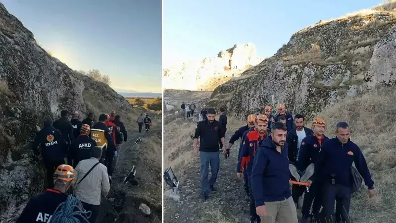 Van Kalesi'nde Yaşanan Ürpertici Kaza: Tarihi Duvarlardan Düşen Kişi Ağır Yaralandı!