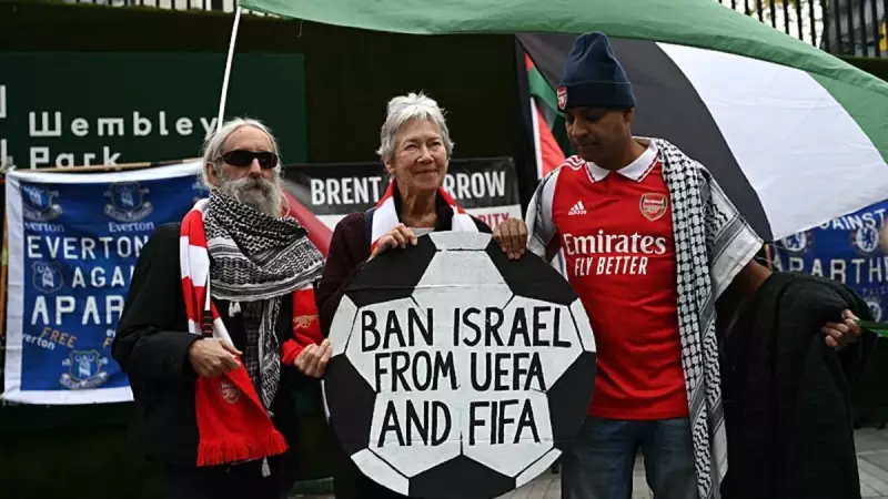 Wembley'de Tarihi Protesto: Futbolun Kalbinde İsrail'e Sessiz Çığlık
