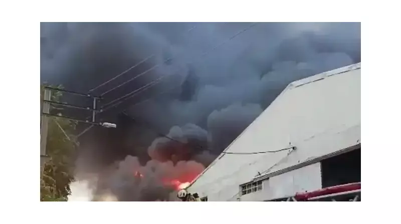 İzmir Bornova'da Büyük Depo Yangını! Alevler Gökyüzünü Kızıla Boyadı