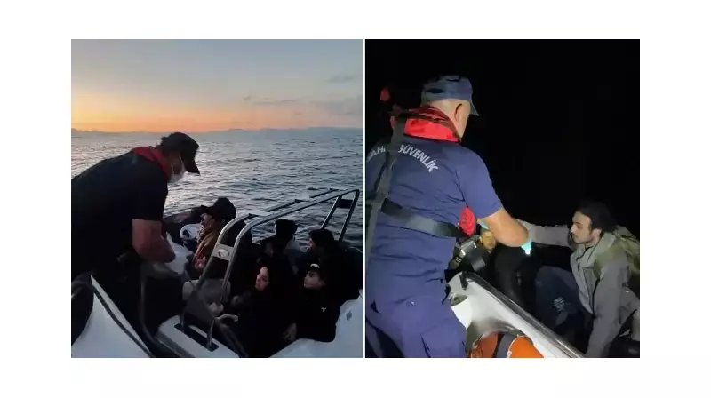 İzmir'de Göç Operasyonu: 72 Kaçak Göçmen Yakalandı, 31 Kişi Kurtarıldı!