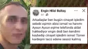 Bolu'da Kan Donduran İtiraf: Eşini Öldürüp 'Aldatmak Hak Ediyor' Yazdı!