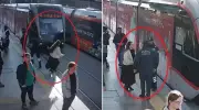 Kayseri'de Tramvay Faciası Son Anda Önlendi! Güvenlik Görevlisinin Sıra Dışı Dikkati Hayat Kurtardı