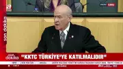 MHP Lideri Bahçeli'den Tarihi Açıklama: 'KKTC Türkiye'ye Katılmalıdır'