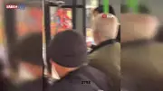 Pendik'te Halk Otobüsünde Bastonlu Kavga! Görüntüler Sosyal Medyayı Salladı