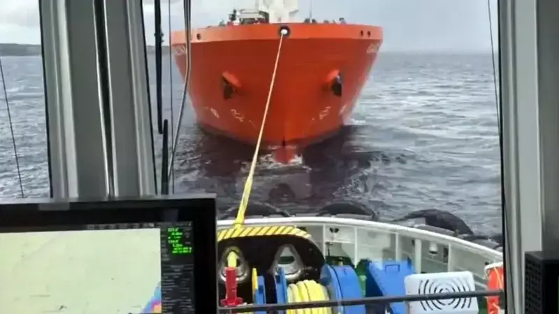 119 Metrelik Tanker Çanakkale Boğazı'nda Makine Arızası Yaşadı