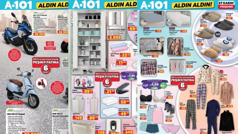 27 Kasım A101 Aktüel Ürünleri Satışta: İndirim Fırsatları Başladı!