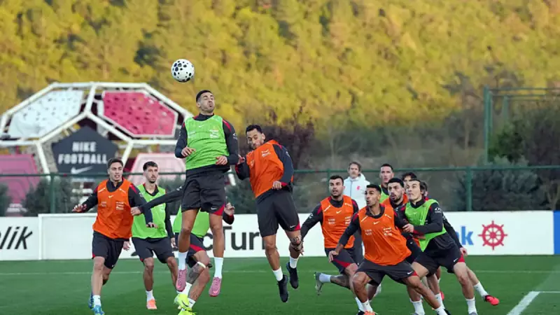 A Milli Takım, Bulgaristan Maçı Hazırlıklarını Riva'da Sürdürdü