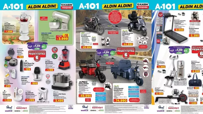 A101 13 Kasım Aktüel Fırsatları: Kondisyon Bisikleti ve Daha Fazlası