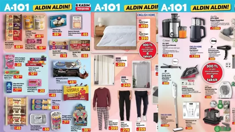 A101'den 6 Kasım Fırsatları: Meyve Sıkacağı, Çay Makinesi ve Ütüde İnanılmaz Fiyatlar!