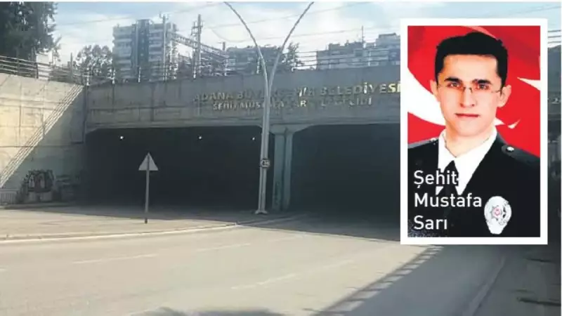 Adana'da Şehit Komiser Mustafa Sarı Alt Geçidi Yenileniyor