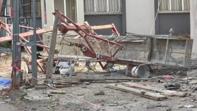 Adana'da Feci Kaza: Asansörlü İskele Çöktü, 1 Can Yitti, 1 Kişi Ağır Yaralı!