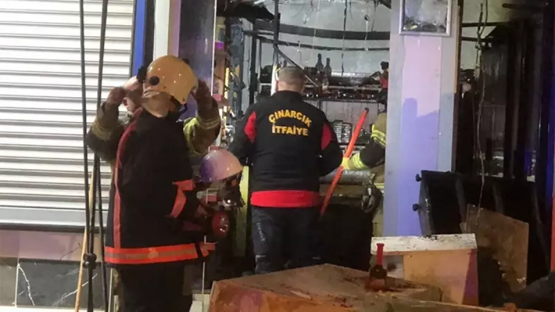 Aile Tartışması Tekel Bayisini Ateşe Verdi: 2 Yaralı