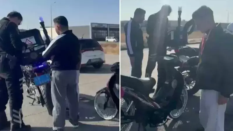 Aksaray'da Abartılı Egzoz Cezası: 17 Yaşındaki Sürücüye 9.267 TL Ceza