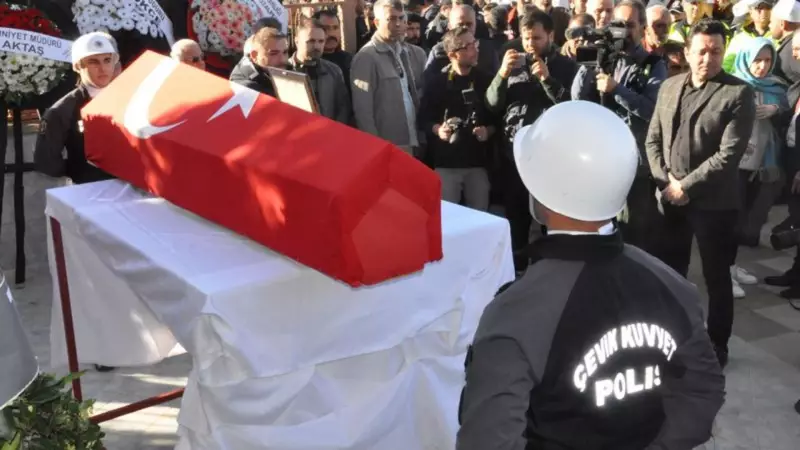 Alaşehir'de Şehit Olan Polis Memuru Ali Barut Son Yolculuğuna Uğurlandı