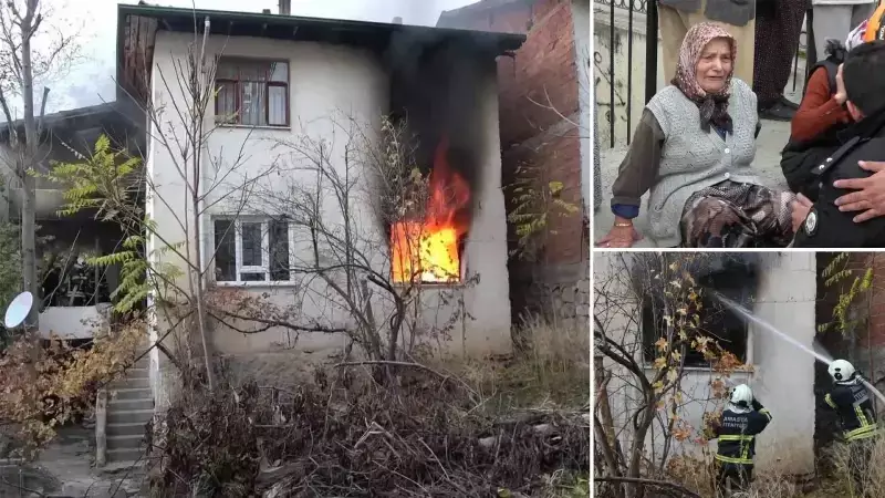 Amasya'da İki Katlı Evde Çıkan Yangın Büyük Hasar Yol Açtı