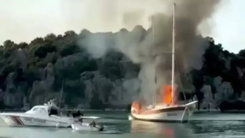 Antalya'da Yaşanan İnanılmaz Yat Kazası: Döne Döne Batan Lüks Tekne Görenleri Şoke Etti!