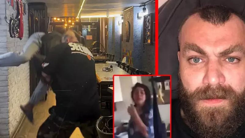 Bahadır Ünlü'nün Çalışanına Beyzbol Sopasıyla Saldırısı Kameralara Yansıdı