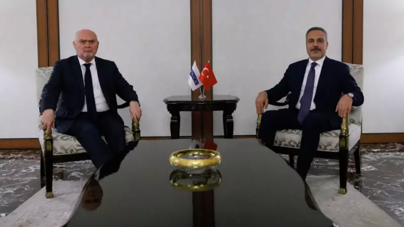 Bakan Fidan, AGİT Genel Sekreteri Sinirlioğlu ile Ankara'da Görüştü