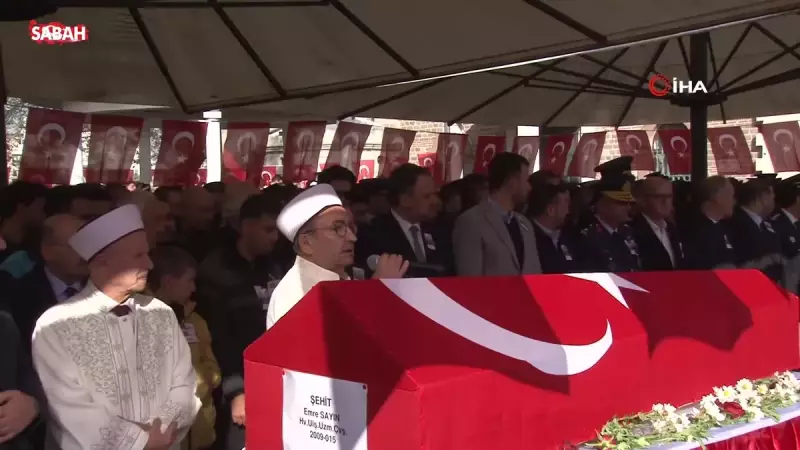 Balıkesir, Şehit Emre Sayın'ı Son Yolculuğuna Uğurladı