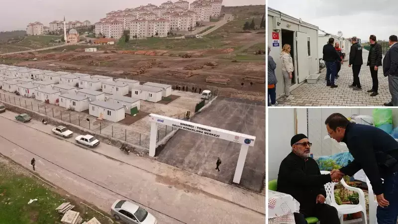 Balıkesir'de Depremzedeler Tomruk Geçici Yaşam Merkezi'ne Yerleşiyor