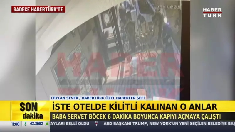 Böcek Ailesi Otelde Kilitli Kaldı: 6 Dakikalık Çırpınış