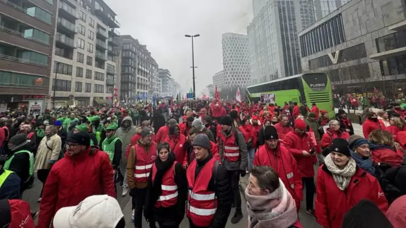 Belçika'da 3 Günlük Grev Başladı: Ulaşım Felç Oldu
