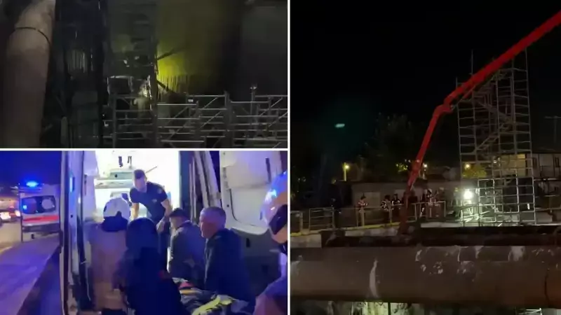 Beyoğlu'nda Metro İskelesi Çöktü: 5 İşçi Yaralandı