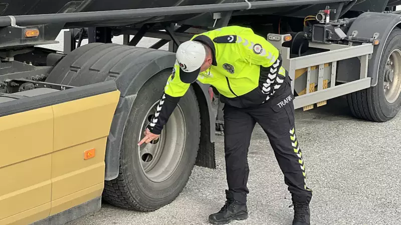 Bolu Dağı'nda Kış Lastiği Denetimi: 5.859 TL Ceza Kesildi