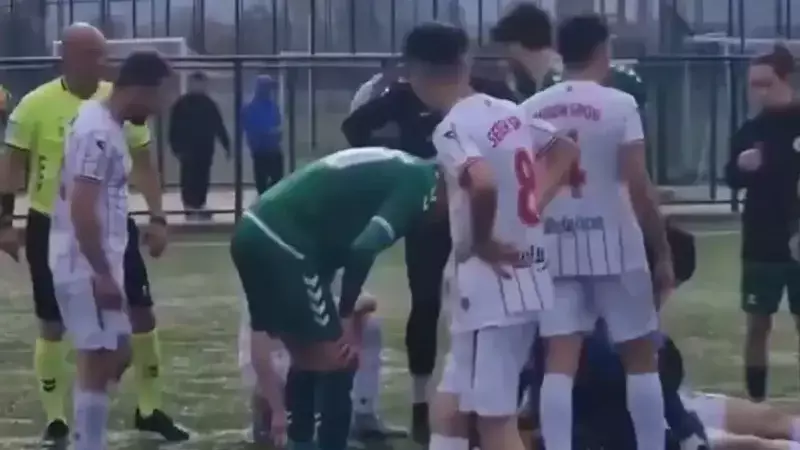 Bolu'da Futbolcu Orçun Taha Bilincini Kaybetti, Sağlık Durumu İyi