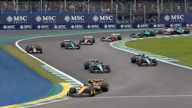 Brezilya Sprint Yarışı'nda Norris Zaferi: Antonelli İkinci