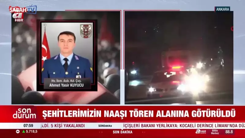 C130 Askeri Uçak Kazasında Şehit Düşen 20 Askerimizin Naaşları Ankara'ya Ulaştı