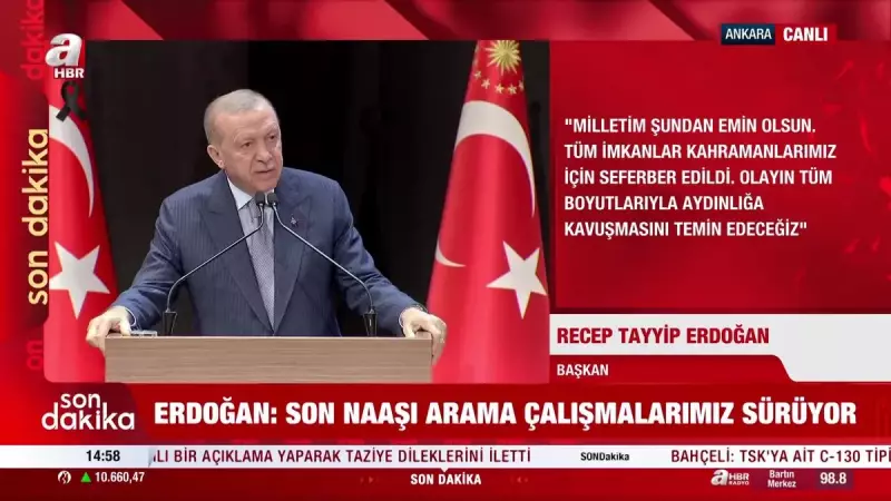 Cumhurbaşkanı Erdoğan: Gürcistan'daki Uçak Kazasında 20 Şehit Verdik