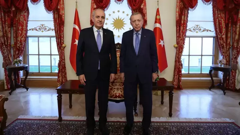 Cumhurbaşkanı Erdoğan, TBMM Başkanı Kurtulmuş'u Kabul Etti